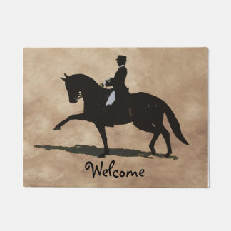 Dressage Horse & Rider Doormat