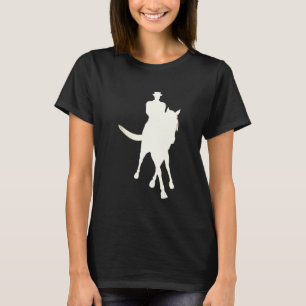 Dressage Horse Silhouette Dark T-Shirt