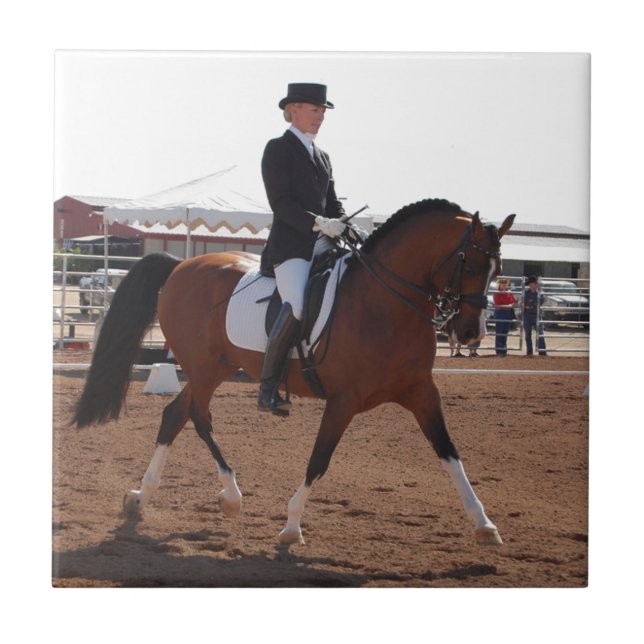 Dressage Horse Tile (Front)
