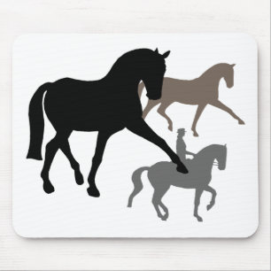 Dressage Horses Trio Mouse Pad