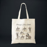 Dressage is Horse Ballet Tote Bag<br><div class="desc">Dressage is Horse Ballet Tote - a humourous take on the sport by Pulitzer Prize-wining cartoonist,  Nick Anderson.</div>