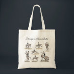 Dressage is Horse Ballet Tote Bag<br><div class="desc">Dressage is Horse Ballet Tote - a humourous take on the sport by Pulitzer Prize-wining cartoonist,  Nick Anderson.</div>