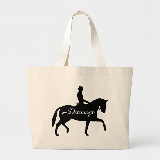 Dressage! Large Tote Bag (Front)
