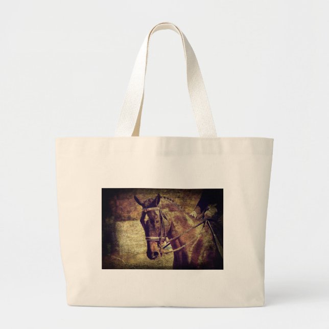 Dressage Large Tote Bag (Front)