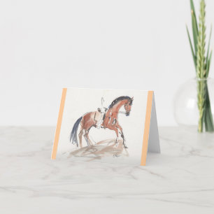 Dressage Note Card