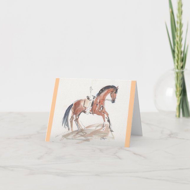 Dressage Note Card (Front)