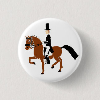 Dressage Pony Button! 3 Cm Round Badge