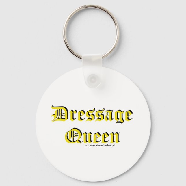 Dressage Queen Key Ring (Front)