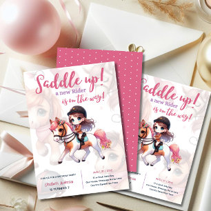 Dressage Rider Horse Girl Birthday Party Invitation