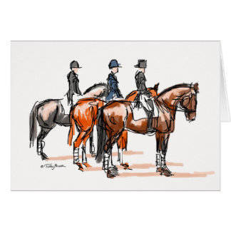 Dressage Three Winners Card