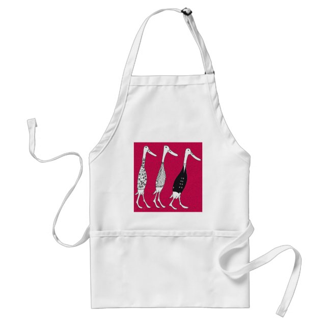 Dressed ducks restaurant standard apron (Front)