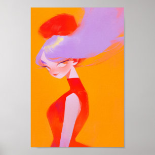 Dressed in Red Poster
