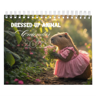 Dressed Up Animal Calendar 2026