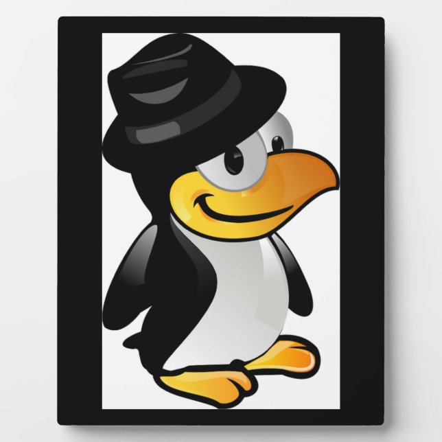 DRESSED UP PENGUIN PLAQUE (Front)
