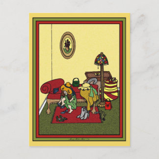 Dressing Room Postcard - Customised