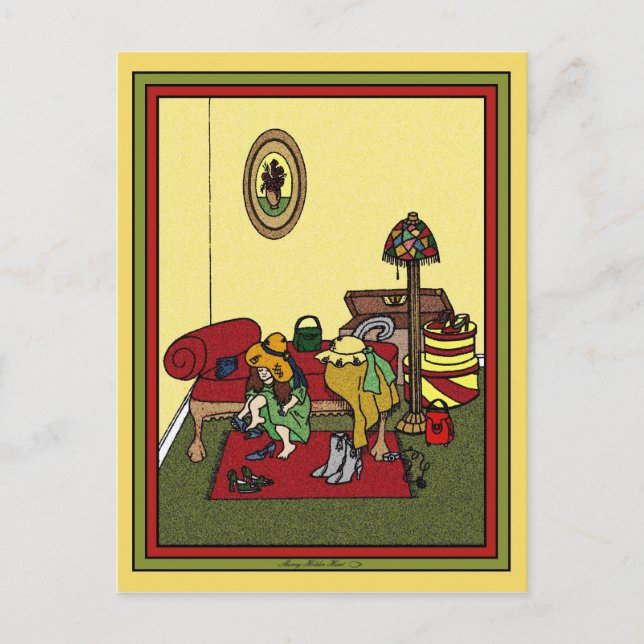 Dressing Room  Postcard - Customised (Front)