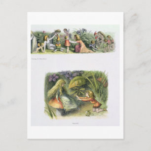 Dressing the Baby Elves, and Rejected!, illustrati Postcard