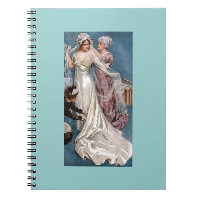Dressing the bride spiral notebook (Front)