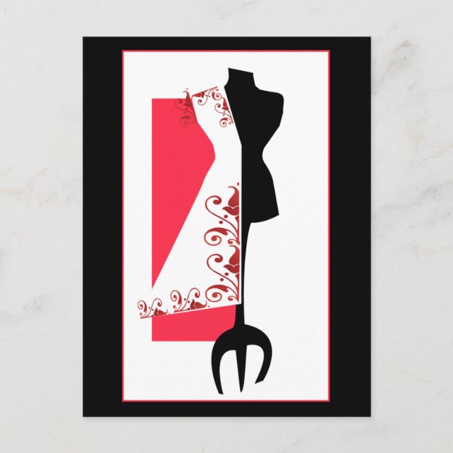 Dressmaker #2/Fashion Design Postcards (Front)