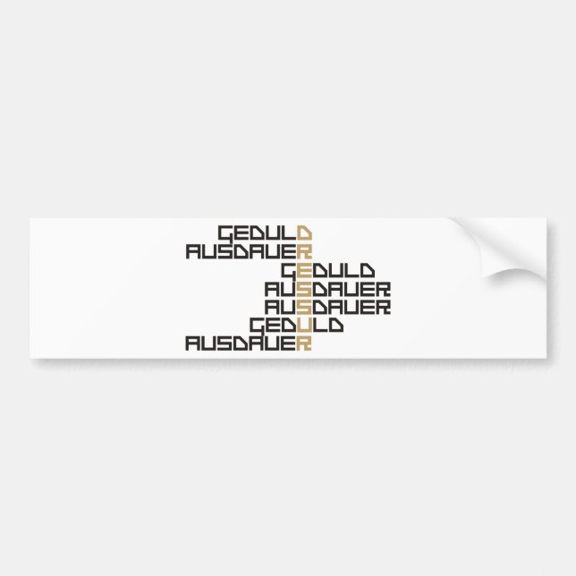 Dressur Bumper Sticker (Front)