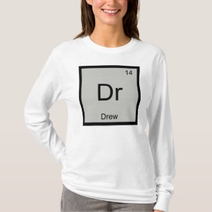 Drew Name Chemistry Element Periodic Table T-Shirt