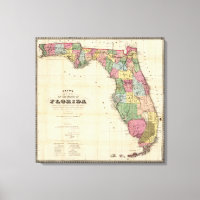 Drew's New Map Of The State Of Florida
