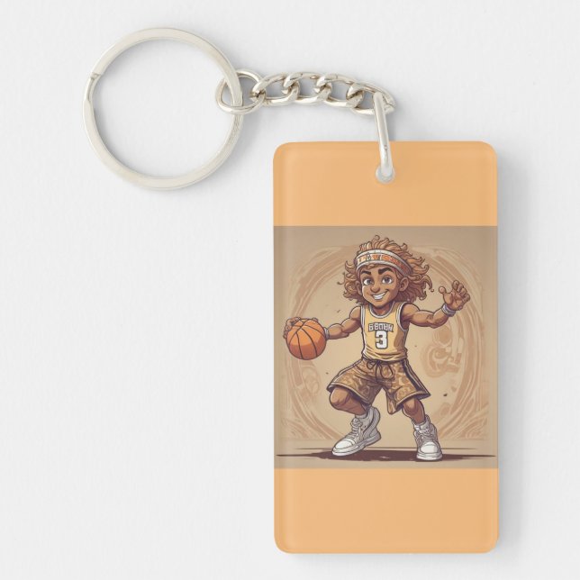 DribblePro Charm Key Ring (Front)