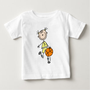 Dribbling Girl Basketball Tshirts and Gifts