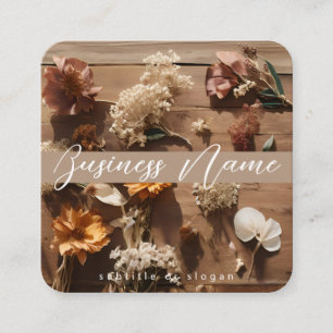 Dried Floral   Boho   Aesthetic   Business Card