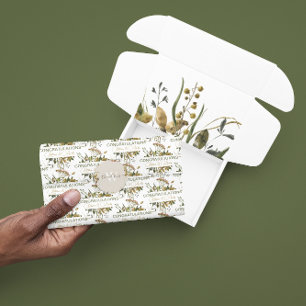 Dried Floral Congratulations Tissue Paper 