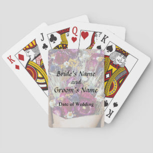 Dried Flower Bouquets Wedding Products Playing Cards
