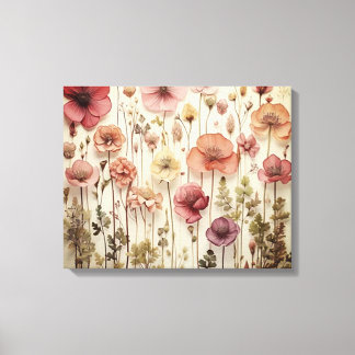 Dried Flower Garden Canvas Art