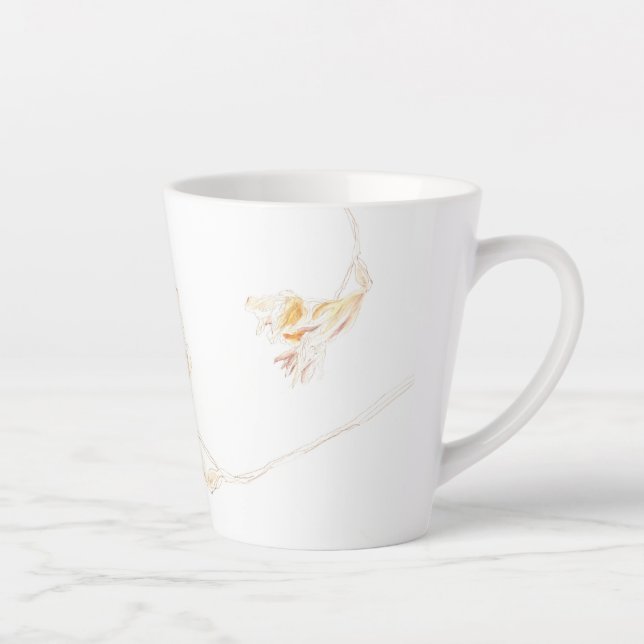Dried Freesia No. 3 Latte Mug (Right)