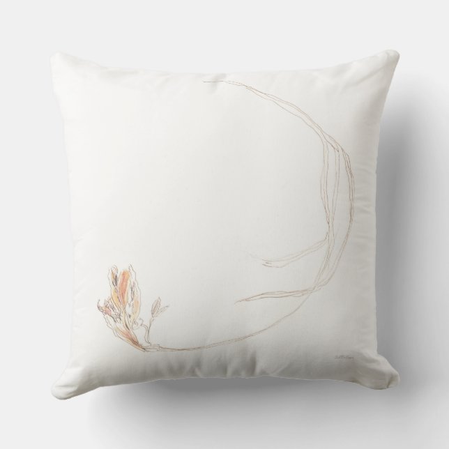 Dried freesias 1  cushion (Back)