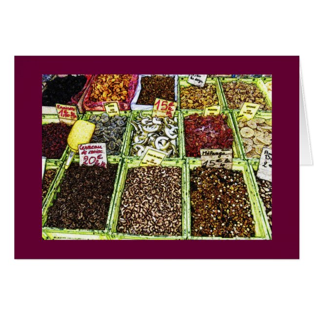 Dried fruits and nuts at the Market (Front Horizontal)