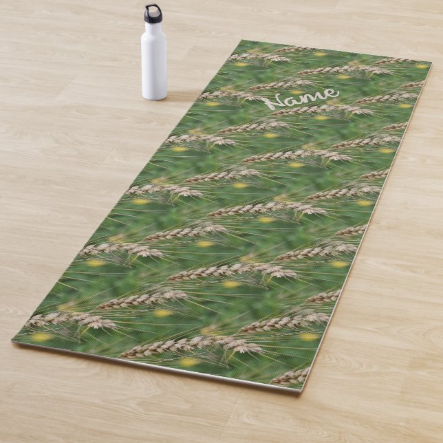 Dried Grasses Nature Personalised Yoga Mat (In Situ)