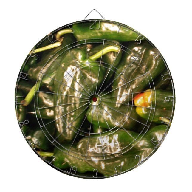 Dried Jalapeno Peppers Dartboard (Front)