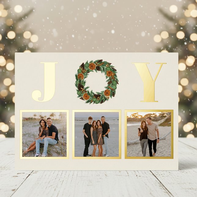 Dried Orange Joy Pine Wreath Multi Photo Gold (Creator Uploaded)