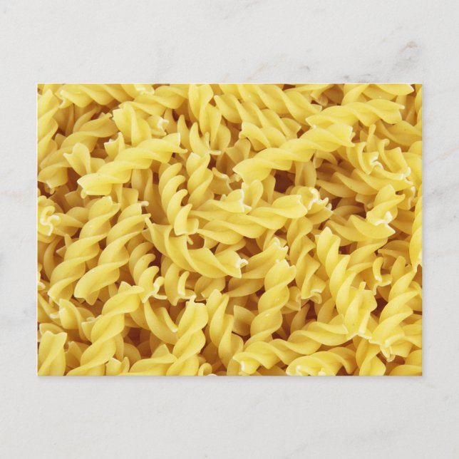 Dried Pasta (Italian Food) Postcard (Front)