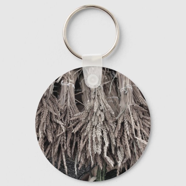 Dried Plants for Decorating Key Ring (Front)