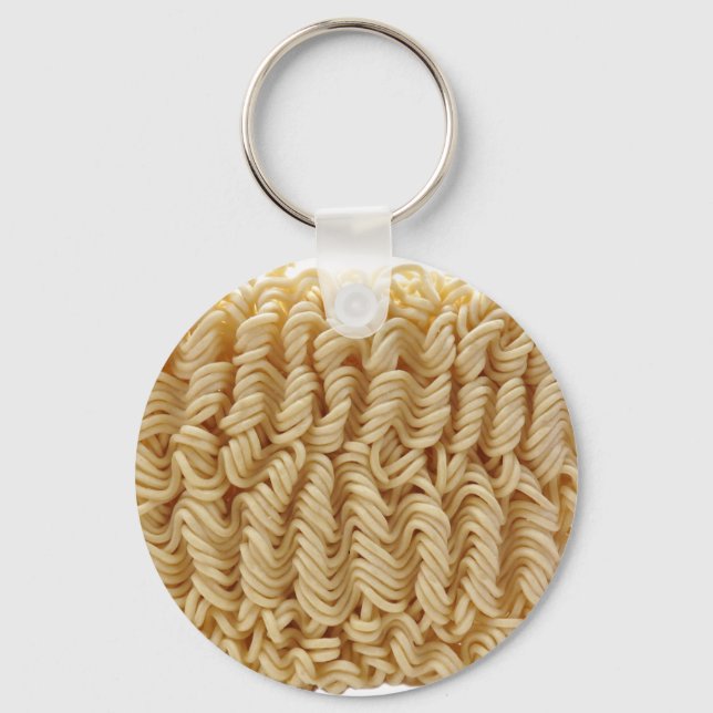 Dried ramen noodles key ring (Front)
