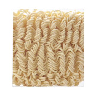 Dried ramen noodles notepad