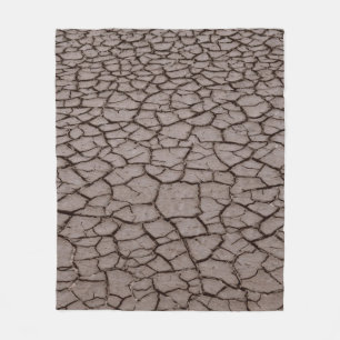 Dried soil fleece blanket