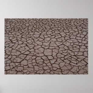 Dried soil poster