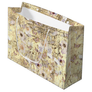 dried wildflowers butterflies large gift bag