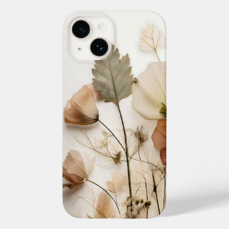 Dried wlidflowers pressed Case-Mate iPhone 14 case