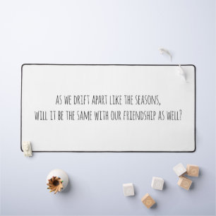 Drift Apart Desk Mat