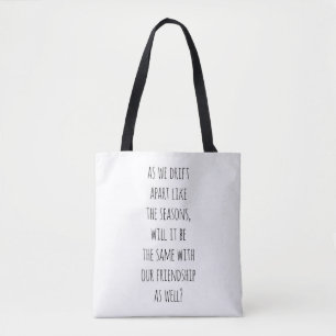 Drift Apart Shoulder Tote Bag