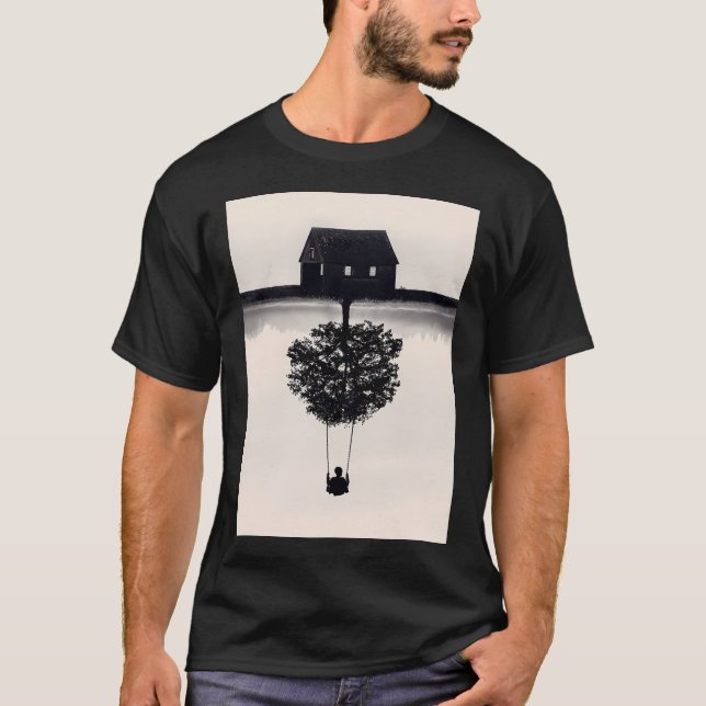Drift Away (b&w) T-Shirt (Front)