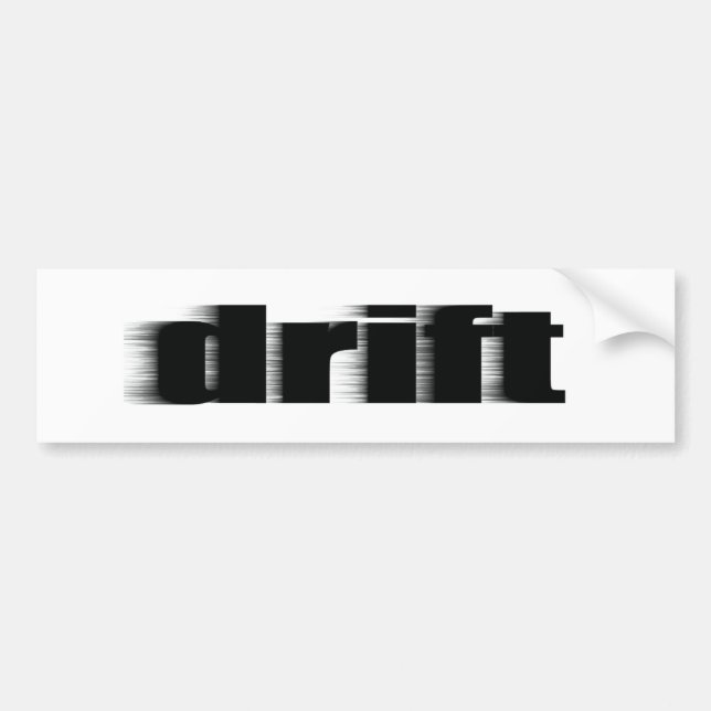 Drift Bumper Sticker (Front)